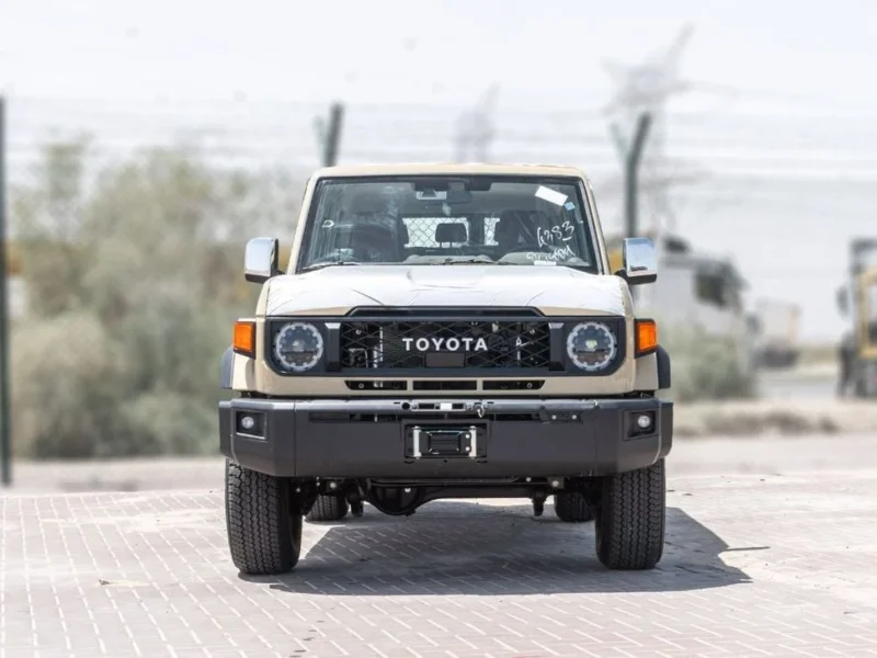 2026 Toyota Land Cruiser LC76 2.8L 4-Cylinder Turbo Diesel Engine Beige Brown SUV GCC Specs