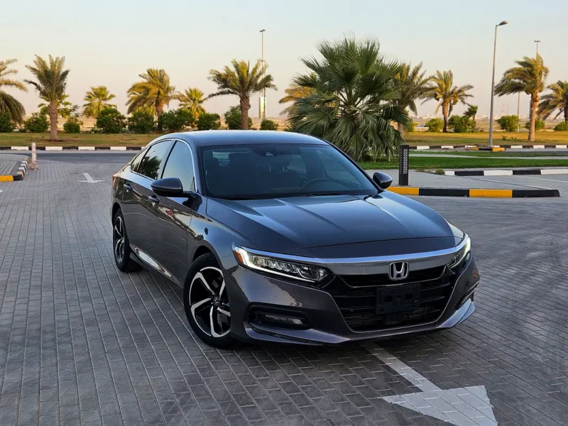 2020 Honda Accord Sport 1.5L Turbocharged 4-cylinder Petrol Engine Grey Black Sedan Clean Title