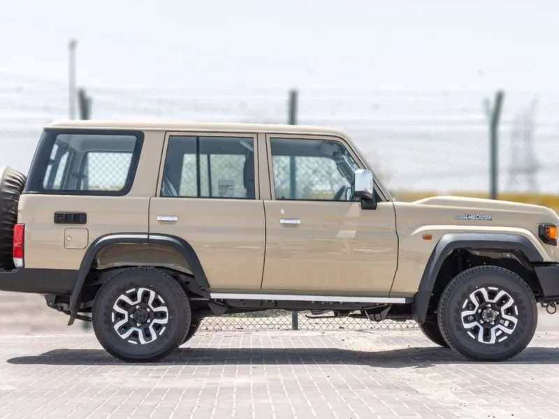 2026 Toyota Land Cruiser LC76 2.8L 4-Cylinder Turbo Diesel Engine Beige Brown SUV GCC Specs
