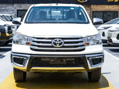 2024 Toyota Hilux 4 Cylinders Diesel Engine White Red Pickup Truck GCC Specs Manual