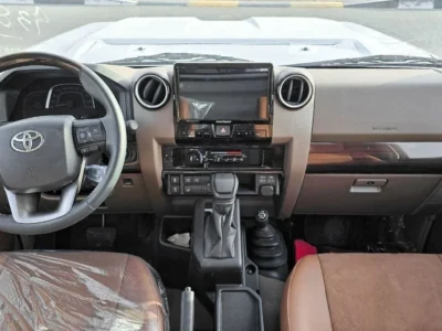 2026 Toyota Land Cruiser LC 79 4.0 Litres V6 Petrol Engine White Tan Pickup Truck GCC Specs