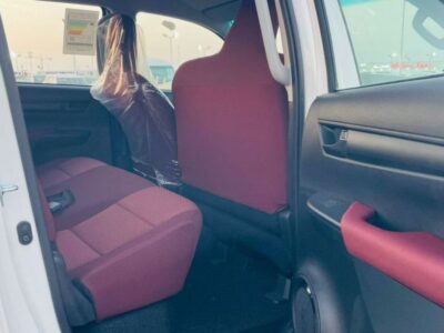 2025 Toyota Hilux PREMIER GL 2.4 Litres 4 Cylinders Diesel Engine White Red Pickup Truck GCC MT