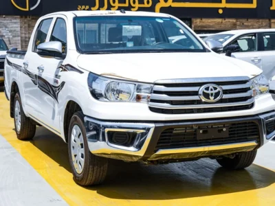 2024 Toyota Hilux 4 Cylinders Diesel Engine White Red Pickup Truck GCC Specs Manual