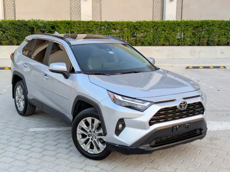 2023 Toyota Rav 4 XLE Premium 4 Cylinders Petrol Engine Silver Grey SUV American Specs