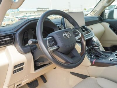 2025 Toyota Land Cruiser VX 4.0 Litres V6 Petrol Engine Black Beige SUV GCC Specs Automatic