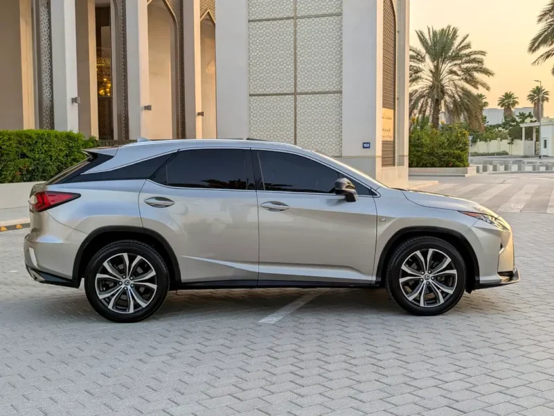 2017 Lexus RX-Series RX 350 F Sport 6 Cylinders Petrol Engine Grey Red SUV American Specs