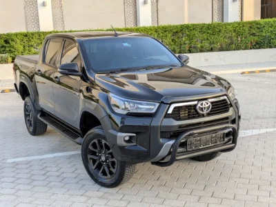 2023 Toyota Hilux Adventure 6 Cylinders Petrol Engine Black Pickup Truck GCC Specs
