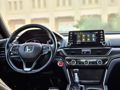 2020 Honda Accord Sport 1.5L Turbocharged 4-cylinder Petrol Engine Grey Black Sedan Clean Title