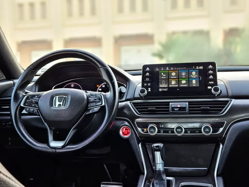 2020 Honda Accord Sport 1.5L Turbocharged 4-cylinder Petrol Engine Grey Black Sedan Clean Title