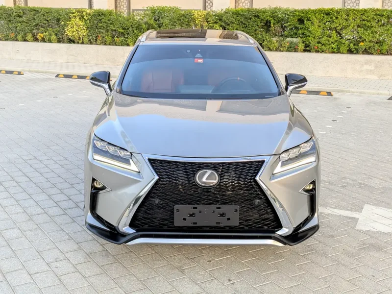 2017 Lexus RX-Series RX 350 F Sport 6 Cylinders Petrol Engine Grey Red SUV American Specs