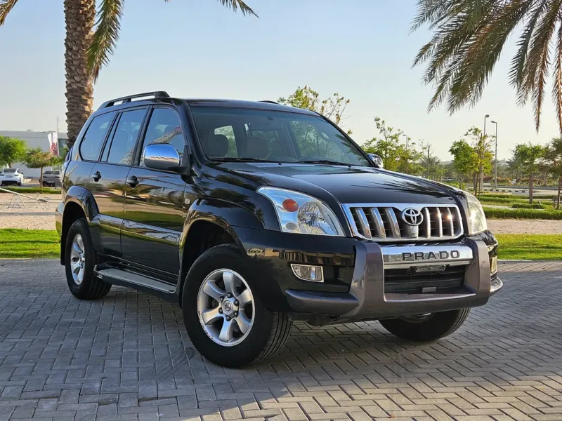 2009 Toyota Prado VX 6 Cylinders Engine Black Beige SUV GCC Specs Premium Condition