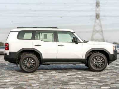 2026 Toyota Prado 2.4 Litres 4 Cylinders Petrol Engine White Black SUV GCC Specs