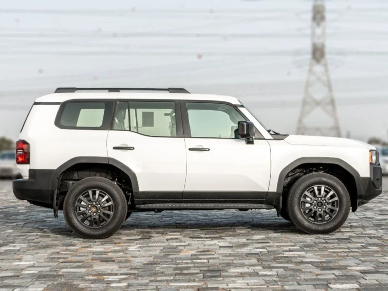 2026 Toyota Prado 2.4 Litres 4 Cylinders Petrol Engine White Black SUV GCC Specs