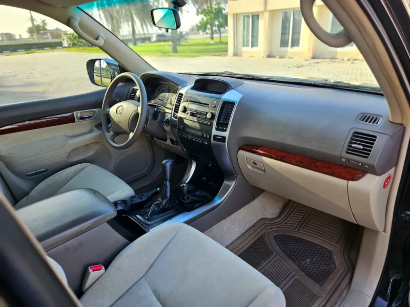 2009 Toyota Prado VX 6 Cylinders Engine Black Beige SUV GCC Specs Premium Condition