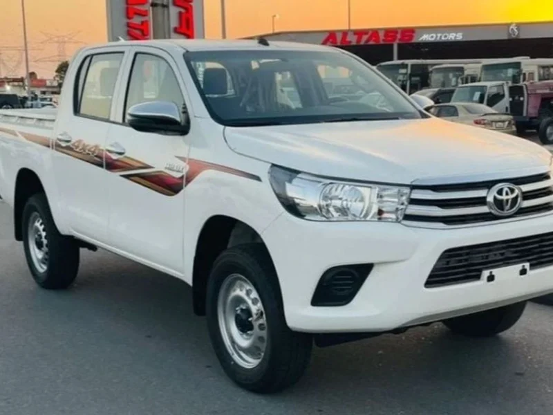 2025 Toyota Hilux PREMIER GL 2.4 Litres 4 Cylinders Diesel Engine White Red Pickup Truck GCC MT