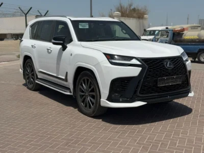 2026 LEXUS LX600 Fsport 3.5 Litres Twin Turbo 6 Cylinders Petrol Engine White Red SUV GCC Specs