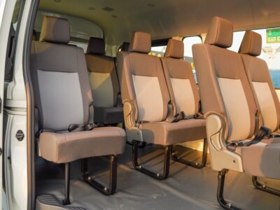 2025 Toyota Hiace 3.5 Litres 6 Cylinders Diesel Engine White Grey Van GCC Specs Automatic