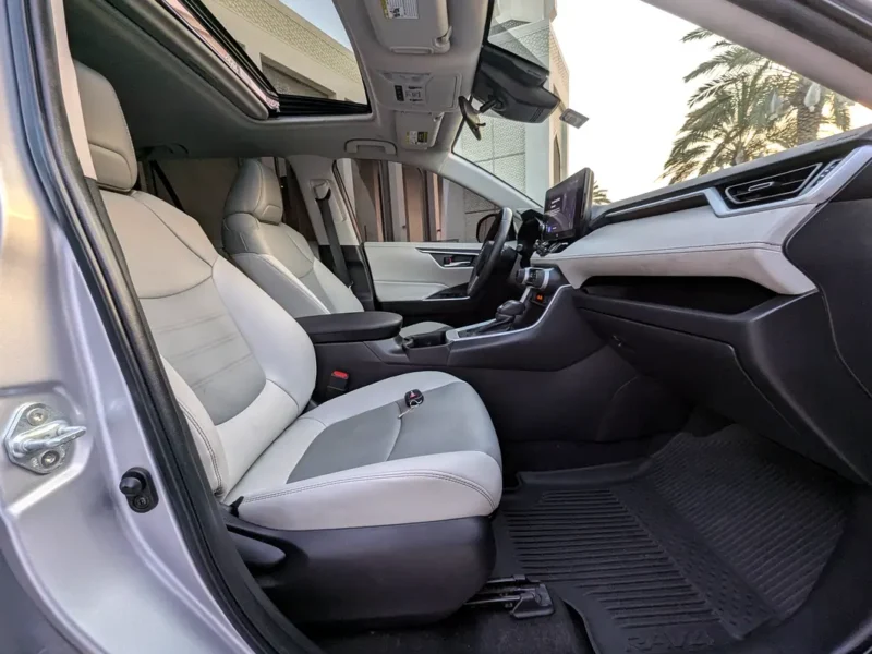 2023 Toyota Rav 4 XLE Premium 4 Cylinders Petrol Engine Silver Grey SUV American Specs