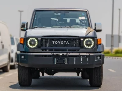 2026 Toyota Land Cruiser LC76 4.0 Litres V6 Petrol Engine Grey Brown SUV GCC Specs