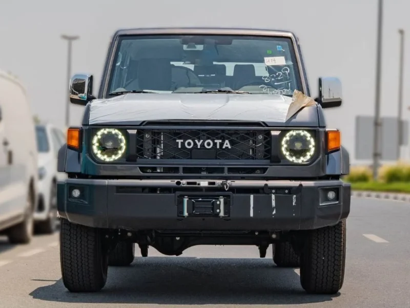 2026 Toyota Land Cruiser LC76 4.0 Litres V6 Petrol Engine Grey Brown SUV GCC Specs