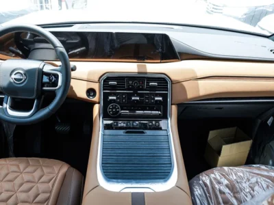 2026 Nissan Patrol 3.5 Litres 6 Cylinders Petrol Engine Green Tan SUV GCC Specs