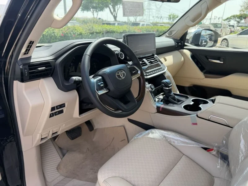 2026 Toyota Land Cruiser VXR 4.0 Litres 6 Cylinders Petrol Engine Black Beige SUV GCC Specs