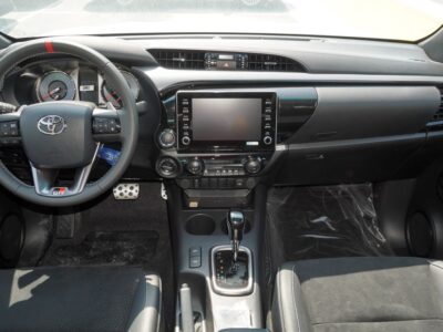 2025 Toyota Hilux GR Sport 4.0 Litres V6 Petrol Engine White Black Pickup Truck GCC Specs