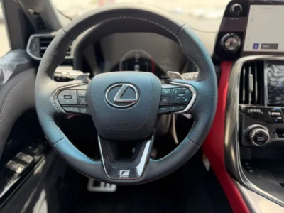 2026 LEXUS LX600 Fsport 3.5 Litres Twin Turbo 6 Cylinders Petrol Engine Black Red SUV GCC Specs