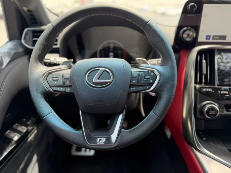 2026 LEXUS LX600 Fsport 3.5 Litres Twin Turbo 6 Cylinders Petrol Engine Black Red SUV GCC Specs