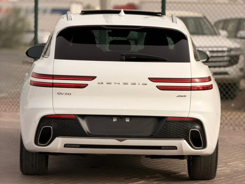 2022 GENESIS GV70 2.5 Litres V4 Petrol Engine White Black SUV Korean Specs AWD