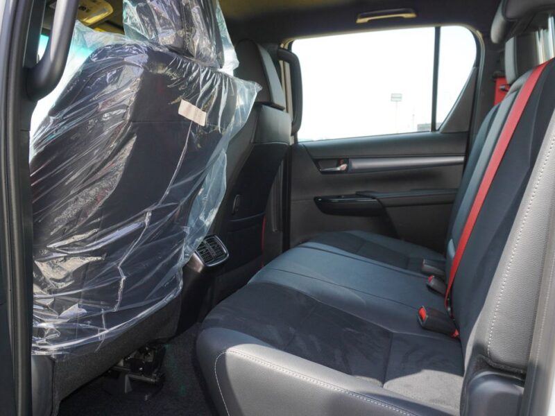 2025 Toyota Hilux GR Sport 4.0 Litres V6 Petrol Engine White Black Pickup Truck GCC Specs