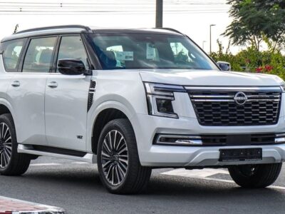 2025 Nissan Patrol 3.5 Litres 6 Cylinders Petrol Engine White Burgundy SUV GCC Specs