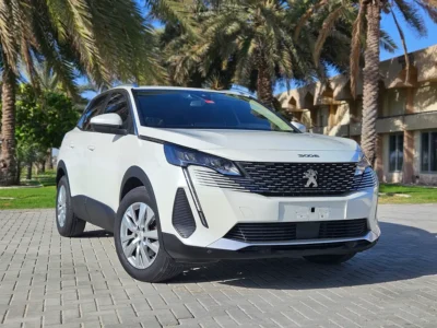 2022 Peugeot 3008 Active Plus 1.6 Litres 4 Cylinders Petrol Engine White Grey SUV GCC Specs
