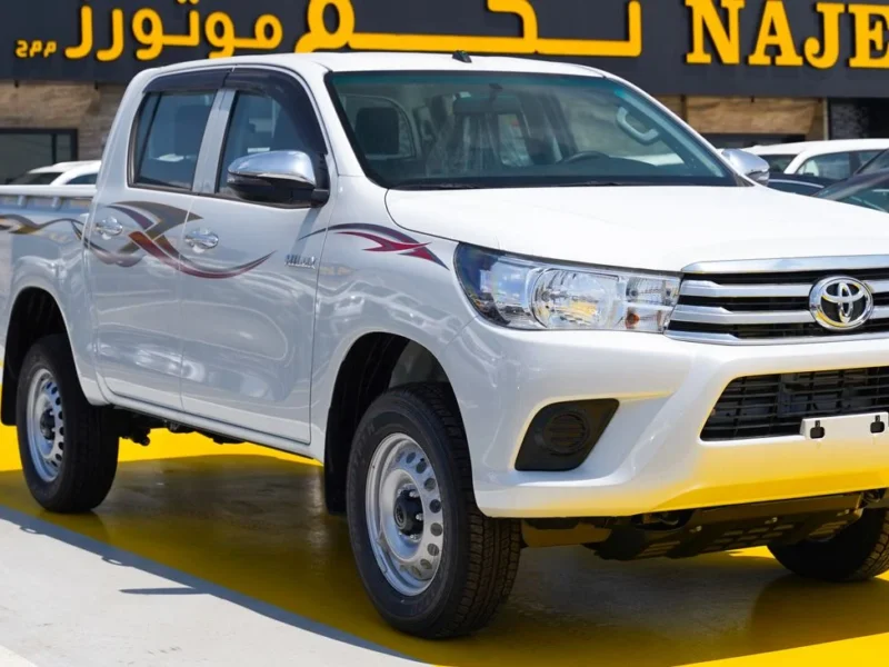2026 Toyota Hilux 2.4 Litres 4 Cylinders Diesel Engine White Black Pickup Truck GCC Specs Manual