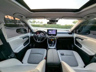 2023 Toyota Rav 4 XLE Premium 4 Cylinders Petrol Engine Silver Grey SUV American Specs