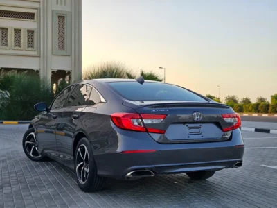 2020 Honda Accord Sport 1.5L Turbocharged 4-cylinder Petrol Engine Grey Black Sedan Clean Title