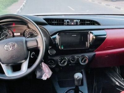 2025 Toyota Hilux PREMIER GL 2.4 Litres 4 Cylinders Diesel Engine White Red Pickup Truck GCC MT
