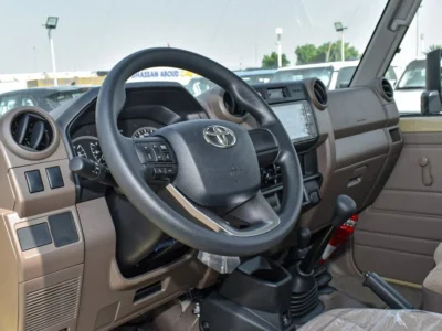2024 Toyota Land Cruiser Pick Up 4.0 Litres V6 Petrol Engine Single Cabin Manual Beige GCC Specs