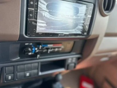 2024 Toyota Land Cruiser LC76 4.5-liter V8 Turbo-Diesel Engine White Brown SUV Manual GCC Specs