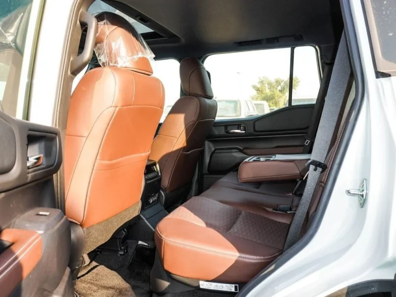 2024 Toyota Prado Aventure 2.4 Litres Turbo 4 Cylinders Petrol Engine White Tan SUV Automatic