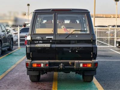 2024 Toyota Land Cruiser 70 Hard Top 4.0 Litres V6 Petrol Engine Black Tan SUV GCC Specs AT