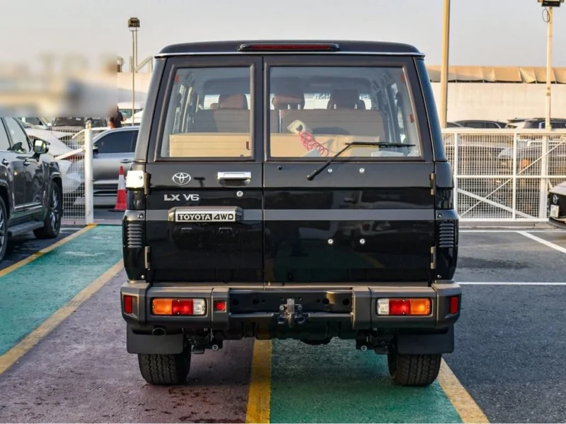 2024 Toyota Land Cruiser 70 Hard Top 4.0 Litres V6 Petrol Engine Black Tan SUV GCC Specs AT