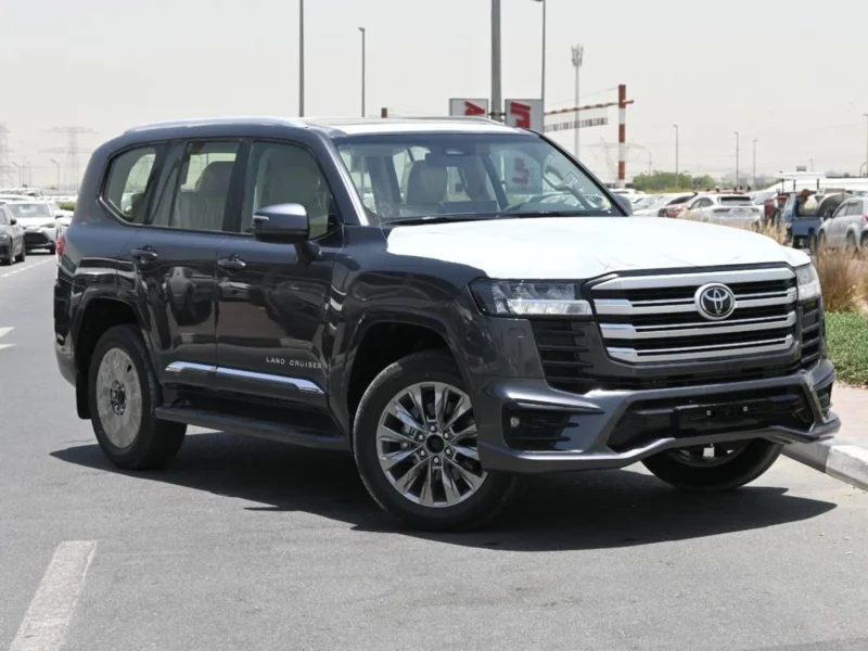 2025 Toyota Land Cruiser GXR 3.5L Twin-Turbo V6 Engine Grey Beige FULL WITH JBL AND BIG KIT