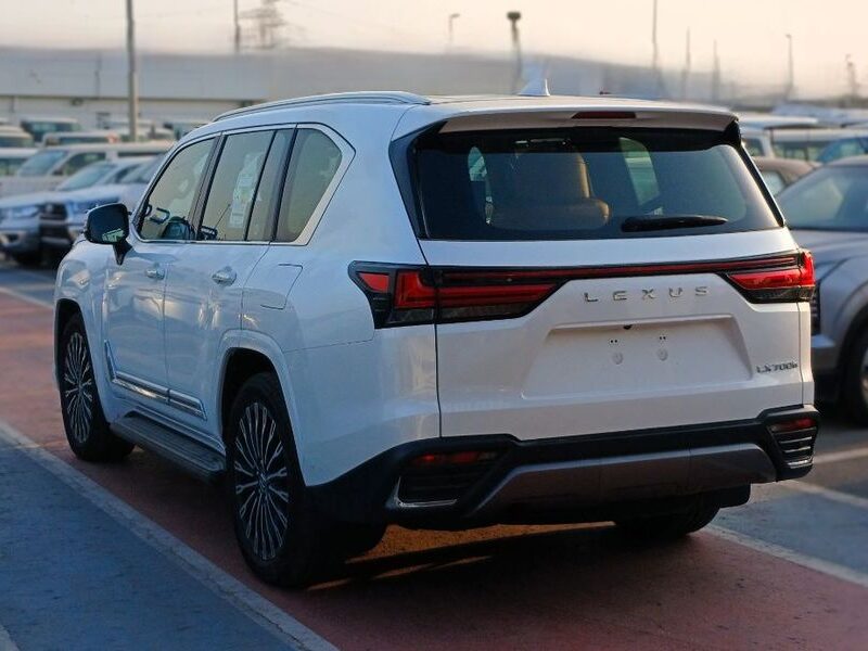 2026 Lexus LX 700h VIP 3.5 Litres 6 Cylinders Hybrid Engine White Tan SUV GCC Specs Automatic