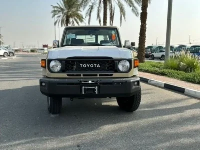 2024 Toyota Land Cruiser 71 Hard Top 4.0 Litres V6 Petrol Engine Beige Brown SUV GCC Specs AT 3 Doors