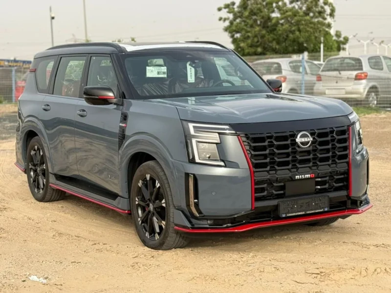 2026 Nissan Patrol NISMO 3.5 Litres Twin Turbo 6 Cylinders Petrol Engine Grey Burgundy SUV GCC Specs