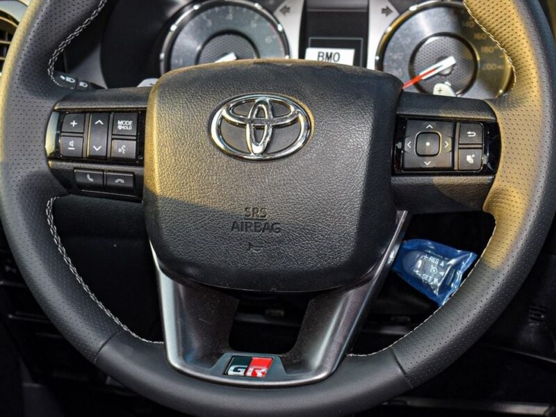 2024 Toyota Hilux GR Sport 4.0 Litres V6 Petrol Engine White Black Pickup Truck GCC Specs Automatic