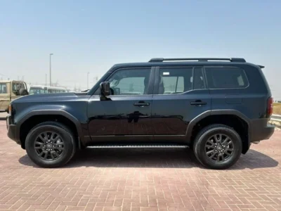 2024 Toyota Prado 2.4 Litres Turbo 4 Cylinders Petrol Engine Black Beige SUV Automatic