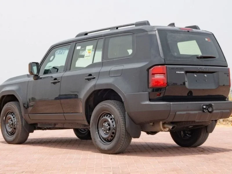2024 Toyota Prado TXL 2.4 Litres Turbo 4 Cylinders Petrol Engine Black SUV Automatic GCC Specs