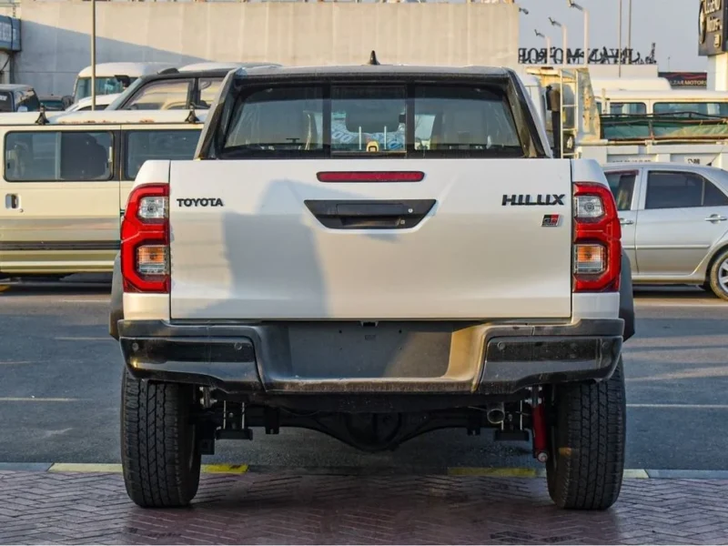 2024 Toyota Hilux GR Sport 4.0 Litres V6 Petrol Engine White Black Pickup Truck GCC Specs Automatic
